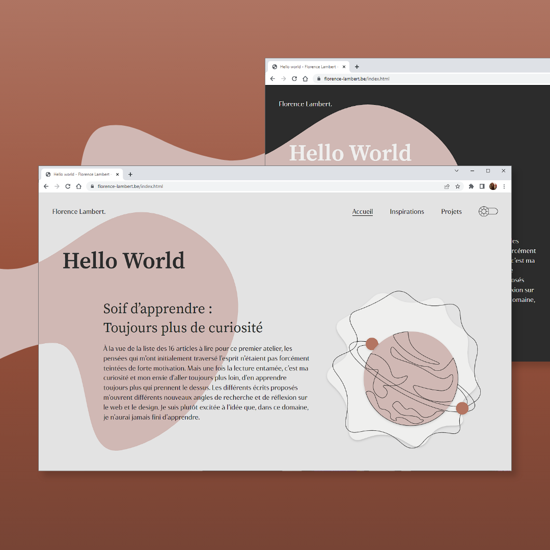 aperçu du site Hello Word